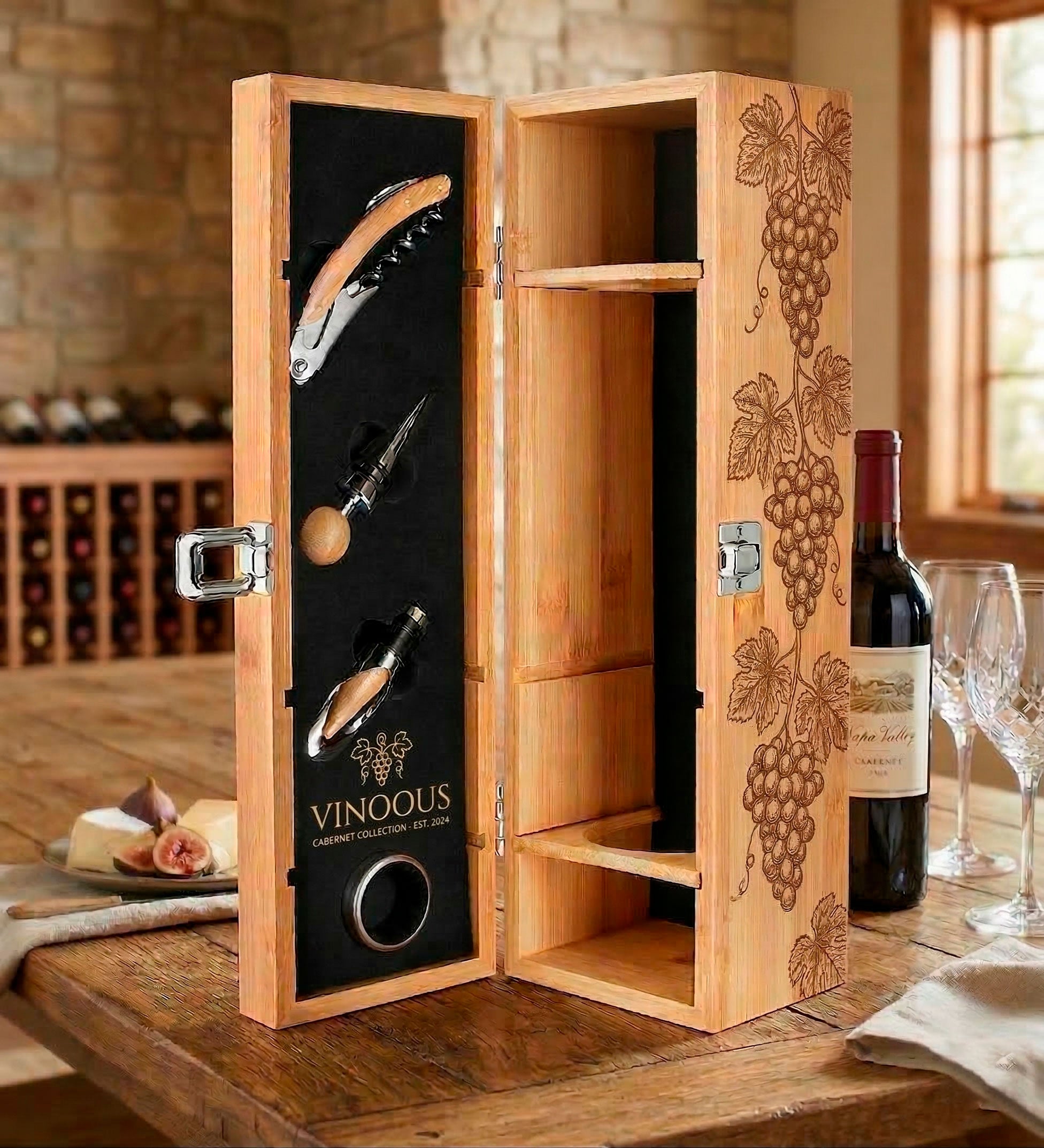 SET PARA VINOS VERDOT